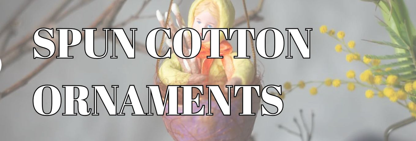 Easter spun cotton ornaments