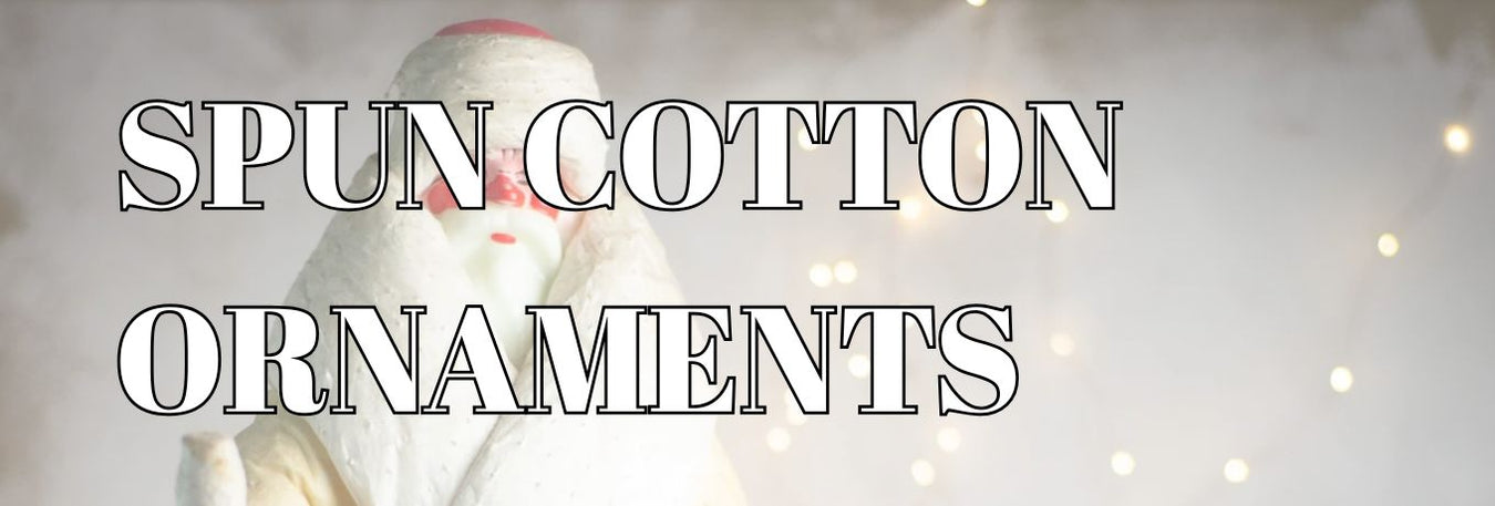Christmas spun cotton ornaments