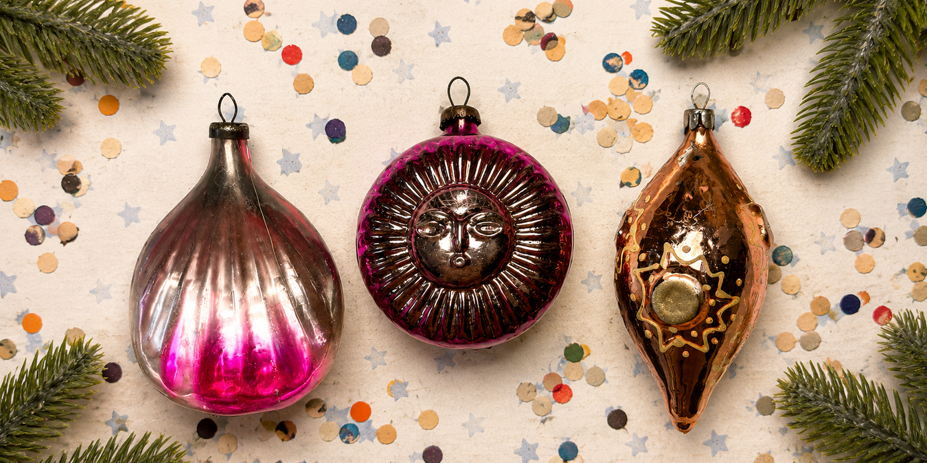 Single Vintage Ornaments