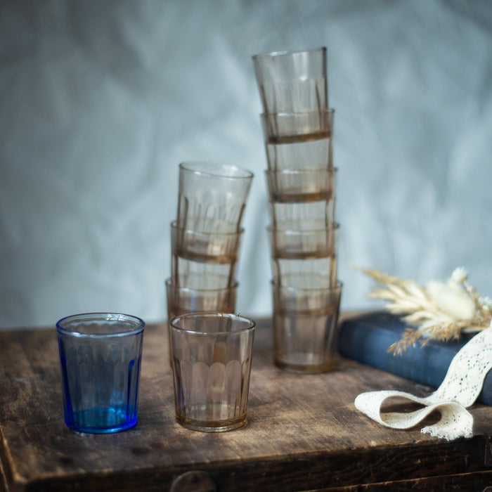 1970s Brown and Blue Shot Glasses – Vintage Sets