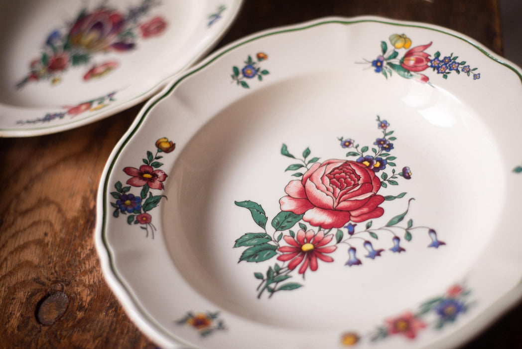 Villeroy Boch Soup Plate – Vintage Porcelain Alt Strasbourg Collection Floral Design