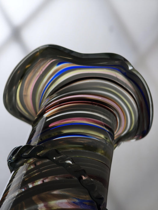 Murano Glass Vase - Decorative Glass Vase | Colorful Home Styling, Retro Sculpture