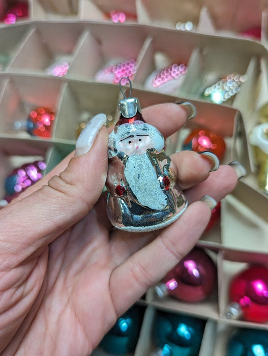 Vintage Christmas Ornaments - 33 Piece Ornament Set With Glass Baubles & Tree Topper