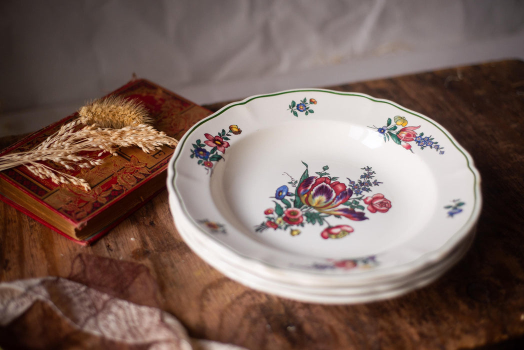 Villeroy Boch Soup Plate – Vintage Porcelain Alt Strasbourg Collection Floral Design