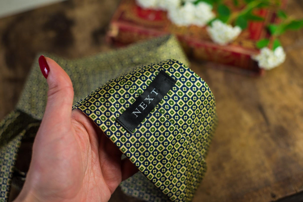 Vintage Silk Neckties Collection, Green Wedding Ties, Designer Menswear Accessories