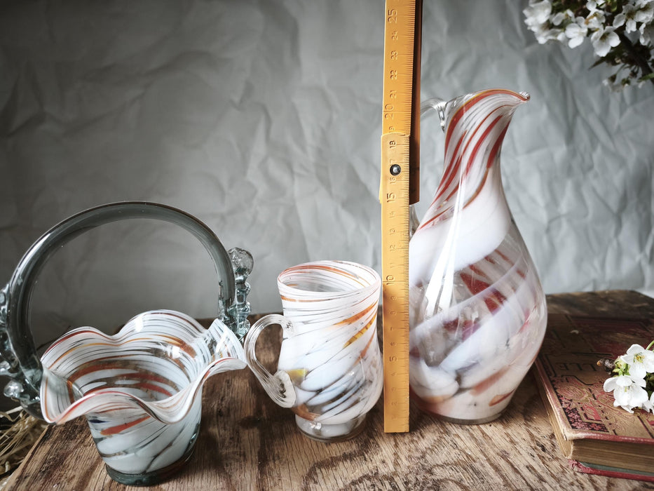 Murano-Style Glass Barware – Pitcher, Bucket or Creamer
