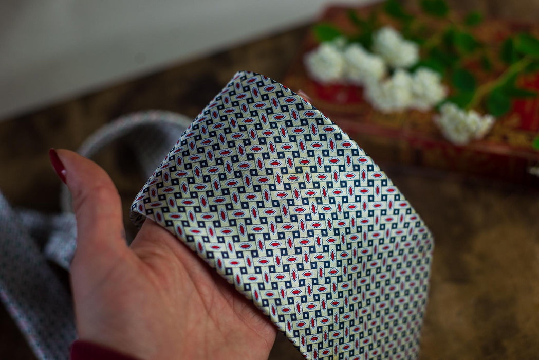 Vintage Silk Neckties Collection, Green Wedding Ties, Designer Menswear Accessories