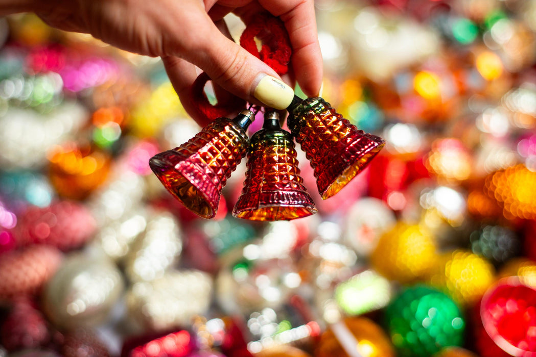 Vintage Christmas Ornaments – GDR Thin Glass Baubles and Lanterns