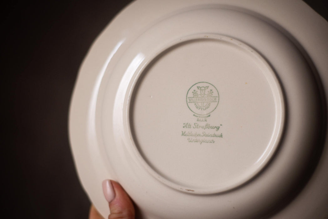 Villeroy Boch Soup Plate – Vintage Porcelain Alt Strasbourg Collection Floral Design