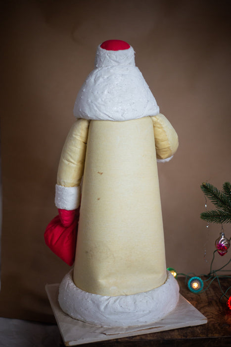 24" Vintage spun cotton figure of Santa Claus