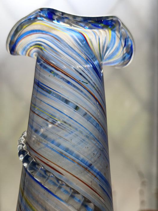 Murano Glass Vase - Decorative Glass Vase | Colorful Home Styling, Retro Sculpture