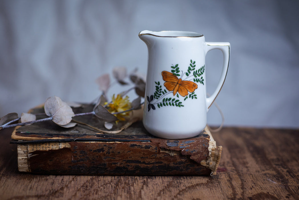 vintage butterfly milk jug', Porcelain 1960s Creamer