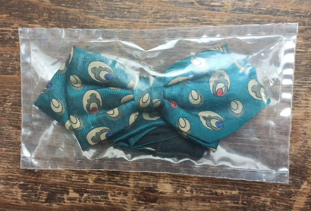 Vintage Emerald Bow Tie – Pre Tied Silk Bowtie for Men’s Retro Style