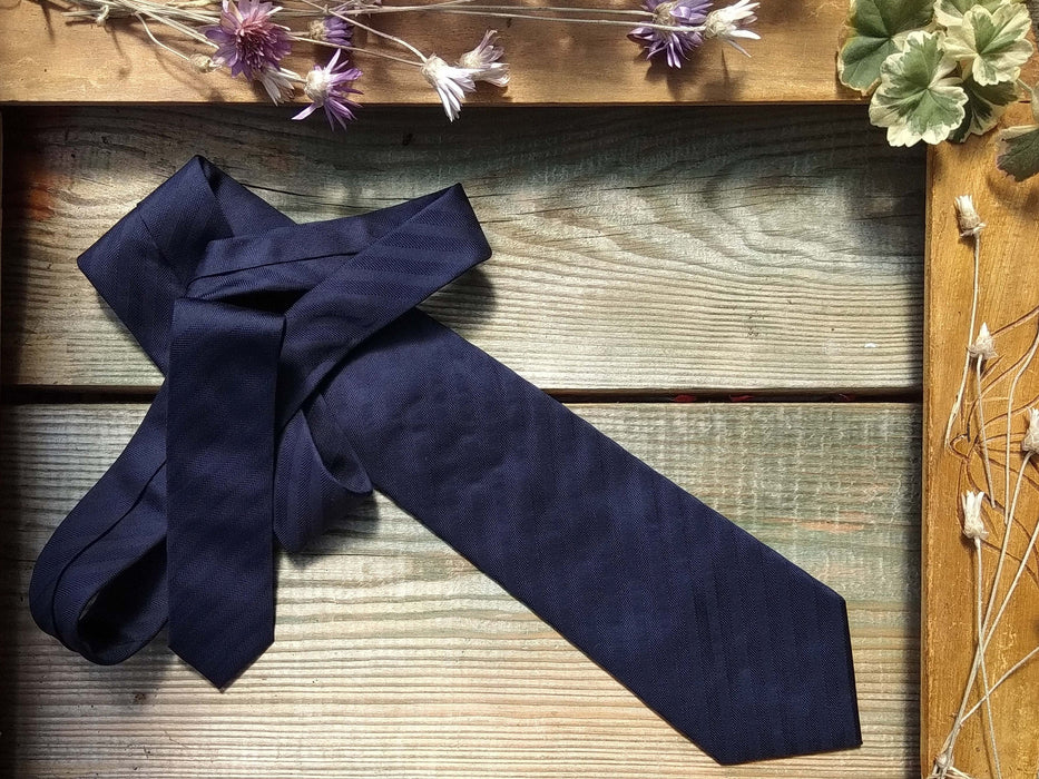 Vintage Silk Neckties - Classic Striped Ties | Italian Made Formal Necktie Set