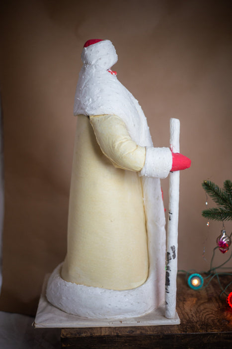 24" Vintage spun cotton figure of Santa Claus