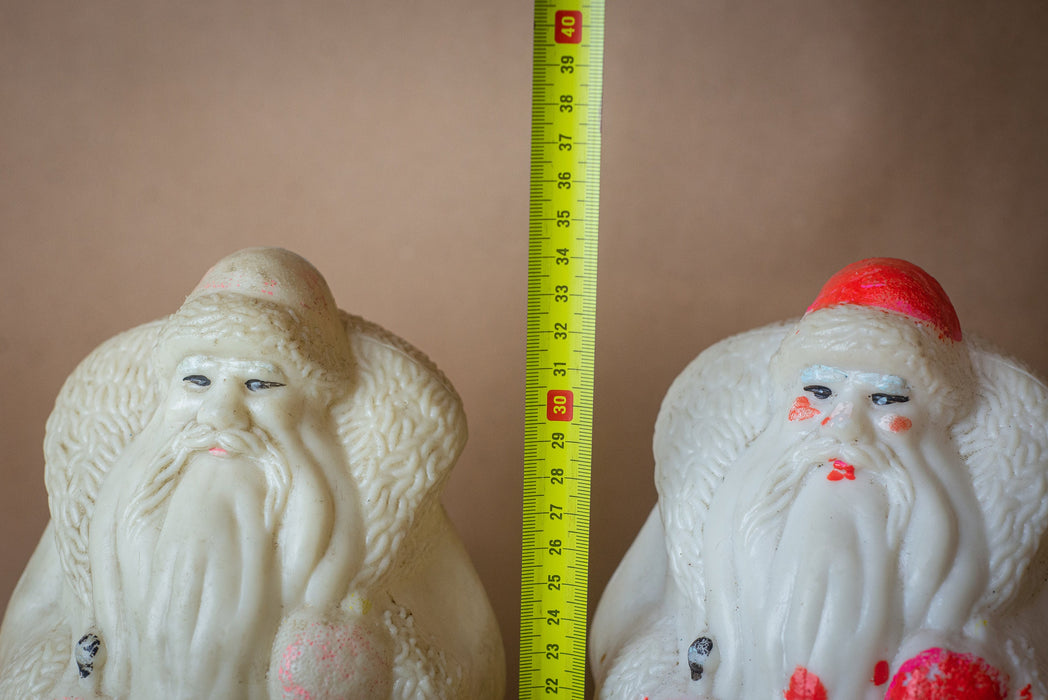 Vintage Santa Claus Plastic Ornament, Father Frost