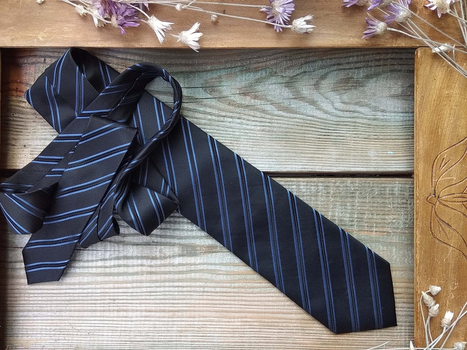 Vintage Silk Neckties – Classic Men's Neckwear | Striped Formal Ties For Office Dress Code