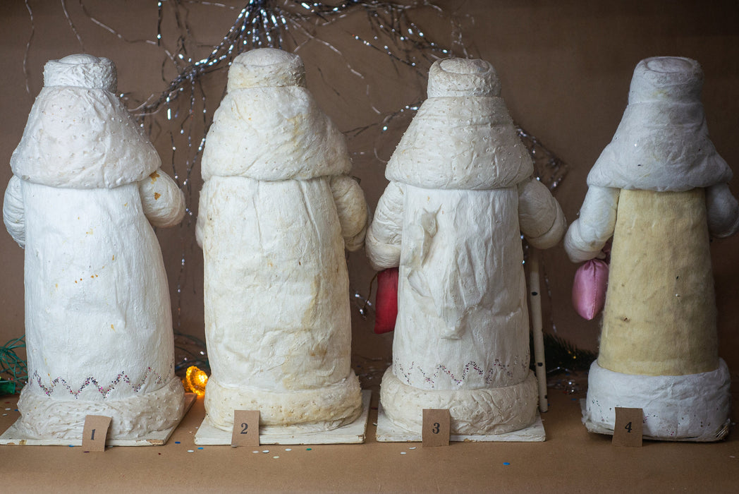 Vintage Father Frost Santa Claus Statue, 1970s Christmas