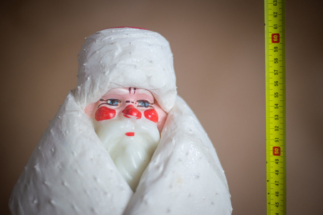24" Vintage spun cotton figure of Santa Claus