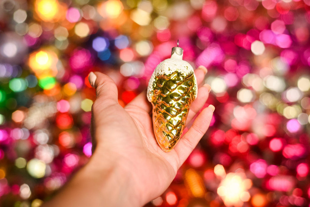 96 Vintage Glass Christmas Ornaments – Random Retro Set