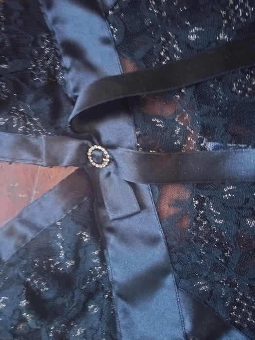 Vintage Nightie - Lace Lingerie Dress With Retro Babydoll & Sheer Slip