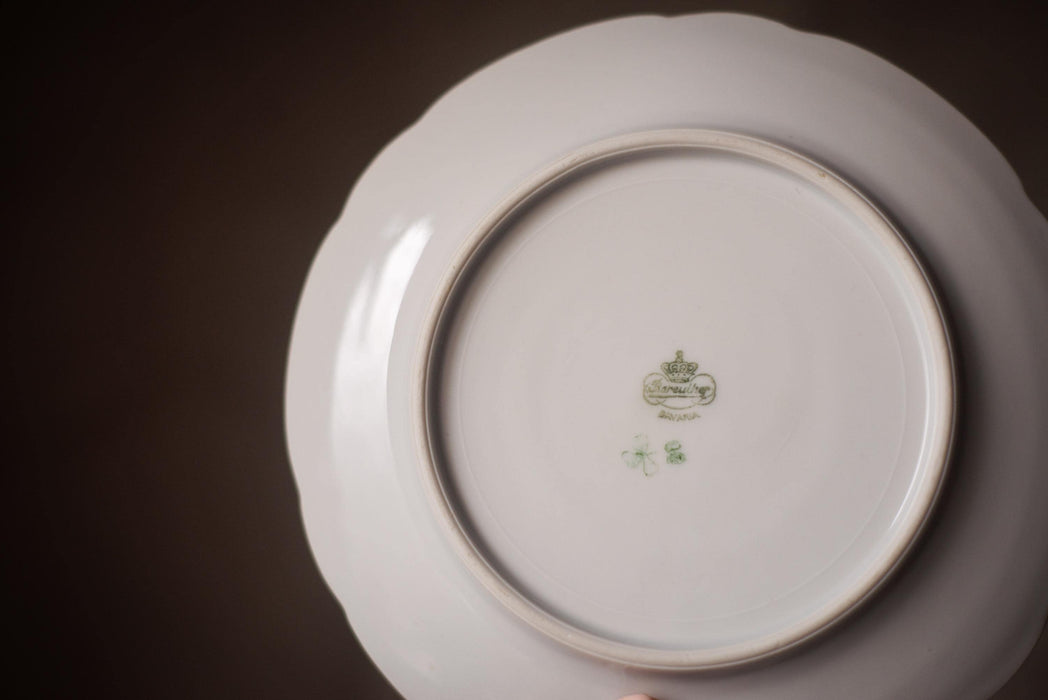 Vintage Bavarian Children Plate - Porcelain Kids Dish With Fairy Tale Design