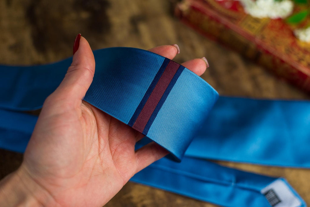 Vintage Blue Silk Neckties, Designer Wedding Tie Collection, Formal Business Neckties
