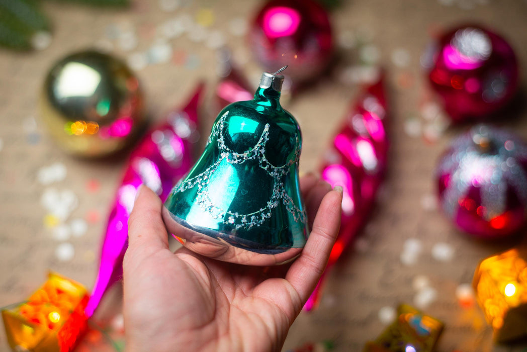 1950s Mixed Glass Ornaments – Set of 13