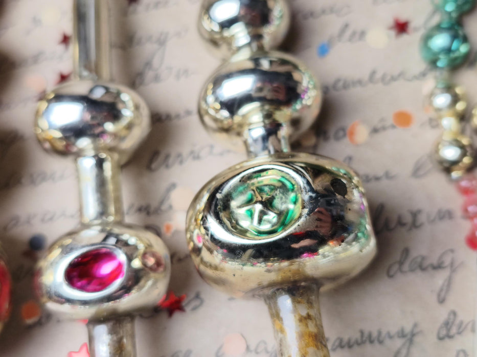 Vintage Silver or Gold Reflector Tree Topper – 1960s