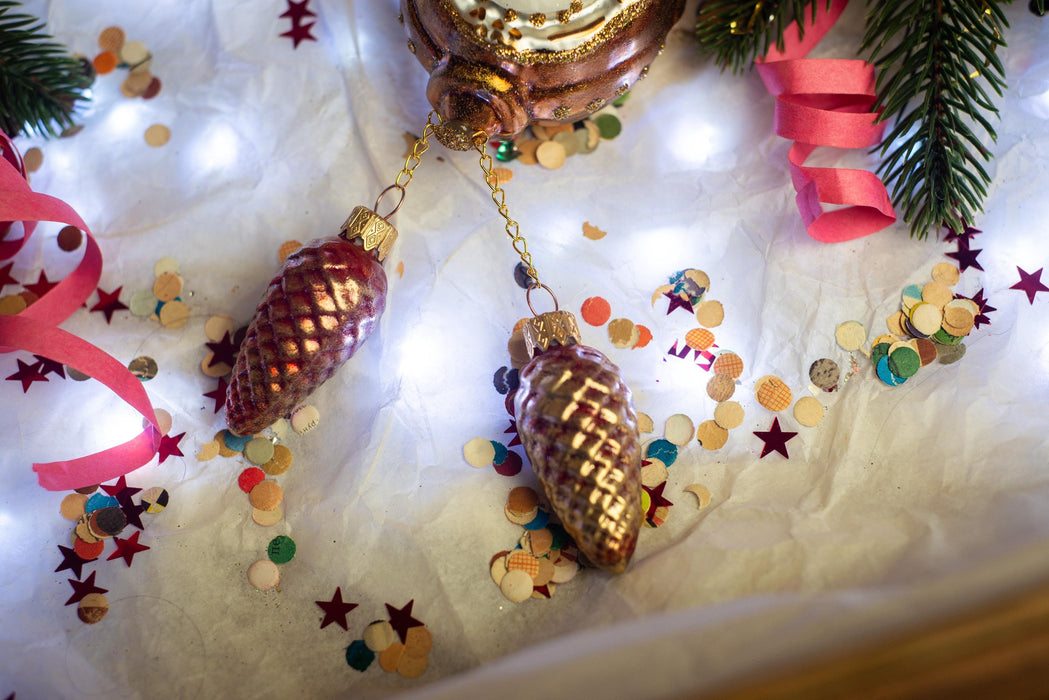 Cuckoo Clock Christmas Ornament, Retro Handmade Tree