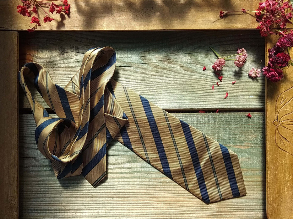 Vintage Silk Neckties Collection, 1980s Retro Paisley Striped Plaid Wedding Ties