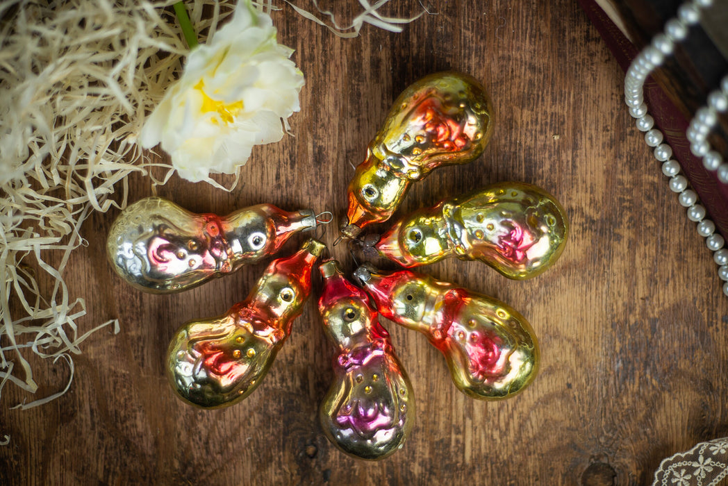 Vintage Easter Ornaments | Retro Glass Figurine & Cute Glass Chicks with Bright Spring Accents