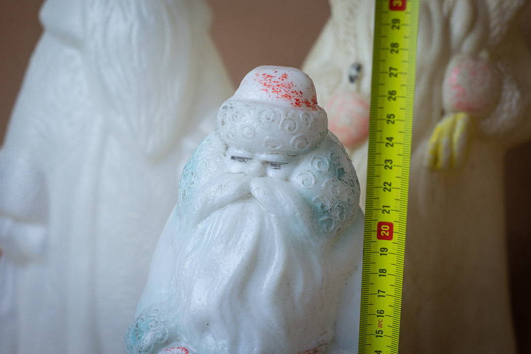 Vintage Santa Claus Plastic Ornament, Father Frost