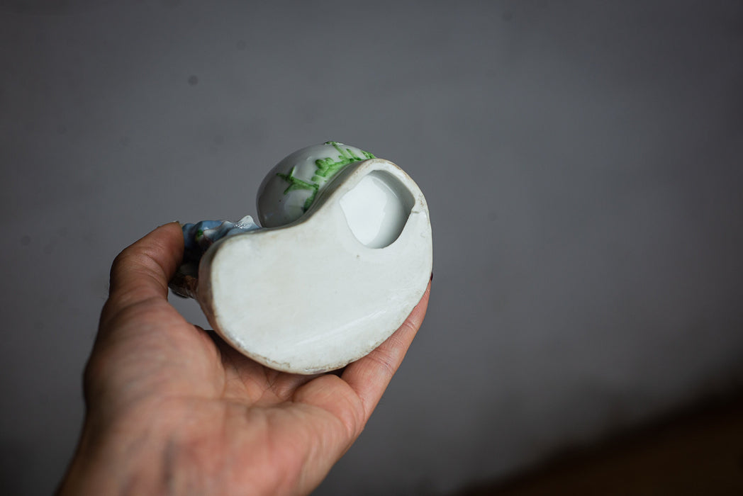 Easter Porcelain Figurine – Vintage Ceramic Woman With Girl Statuette