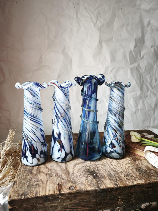 Murano Glass Vase - Decorative Glass Vase | Colorful Home Styling, Retro Sculpture
