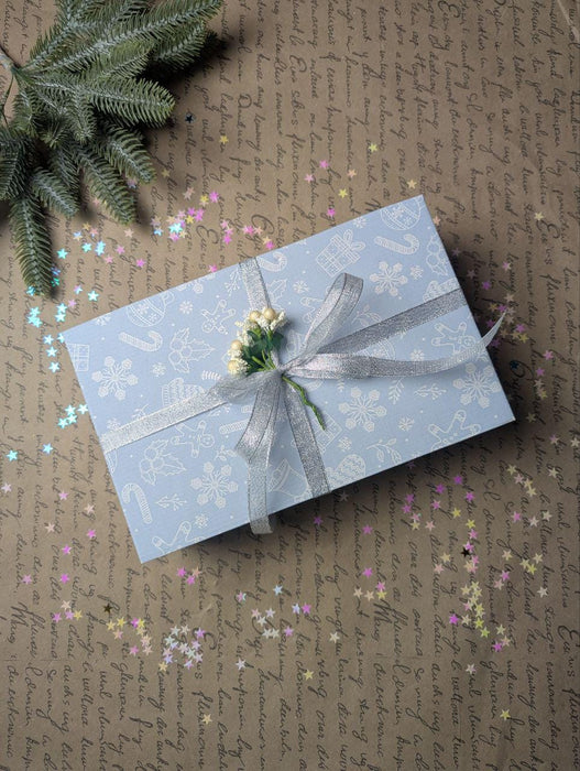 Mystery Christmas Gift Box, 14 Vintage Glass Ornaments