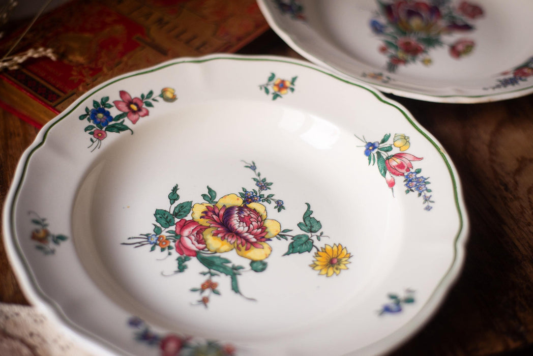 Villeroy Boch Soup Plate – Vintage Porcelain Alt Strasbourg Collection Floral Design