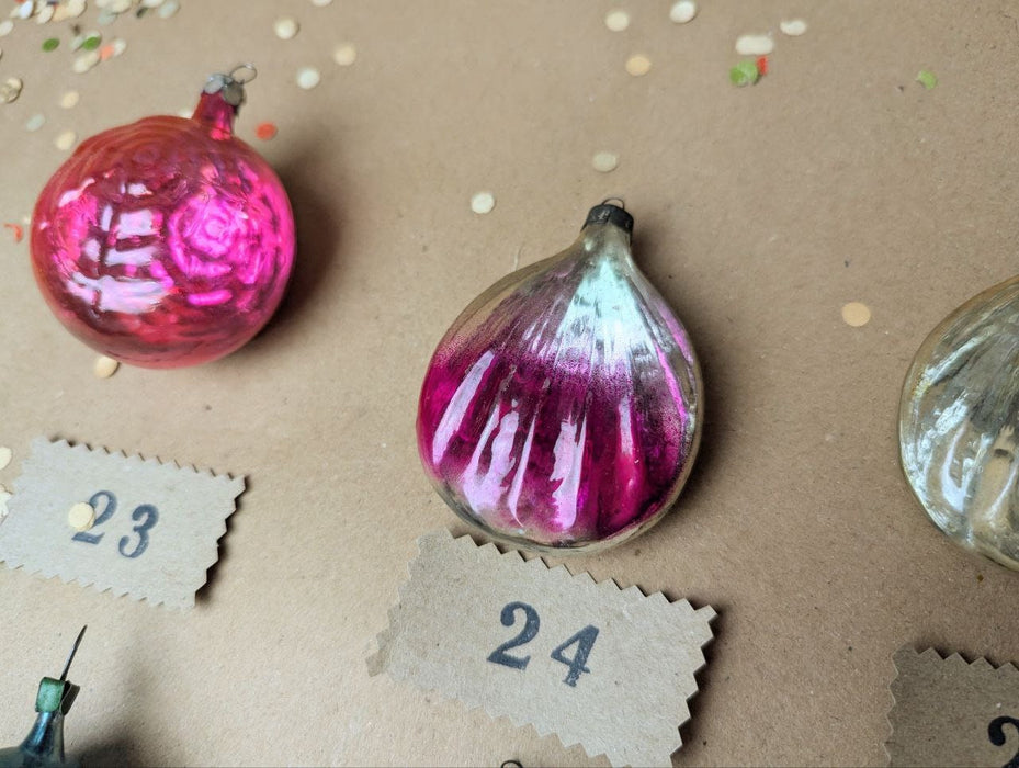 Vintage Glass Sea Ornaments, Nautical Christmas Tree