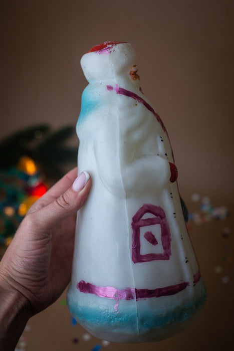 Vintage Ded Moroz Figurine, Soviet Father Frost Christmas