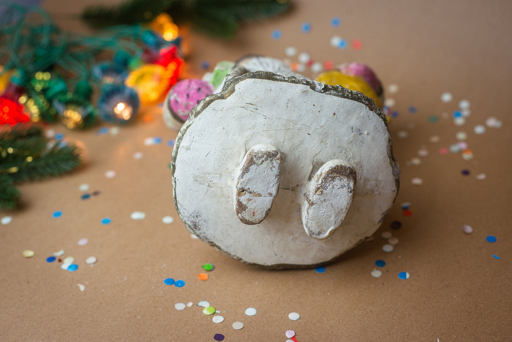 Vintage Papier Mache Santa Claus, Rare Father Frost