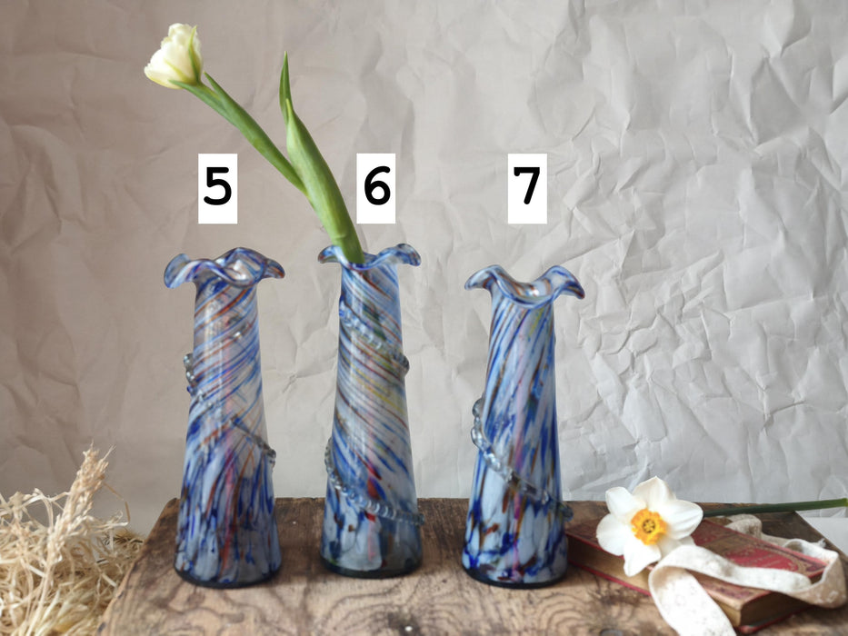Murano Glass Vase - Decorative Glass Vase | Colorful Home Styling, Retro Sculpture