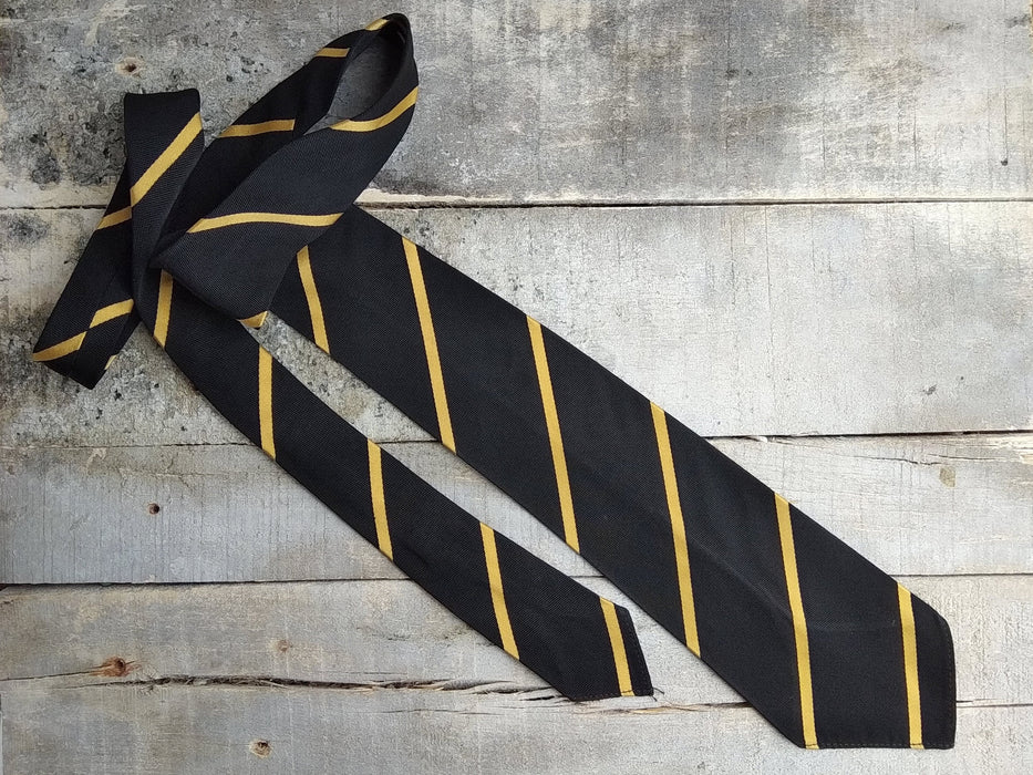 Vintage Striped Necktie: Y2K Retro Fashion, Formal Accessories