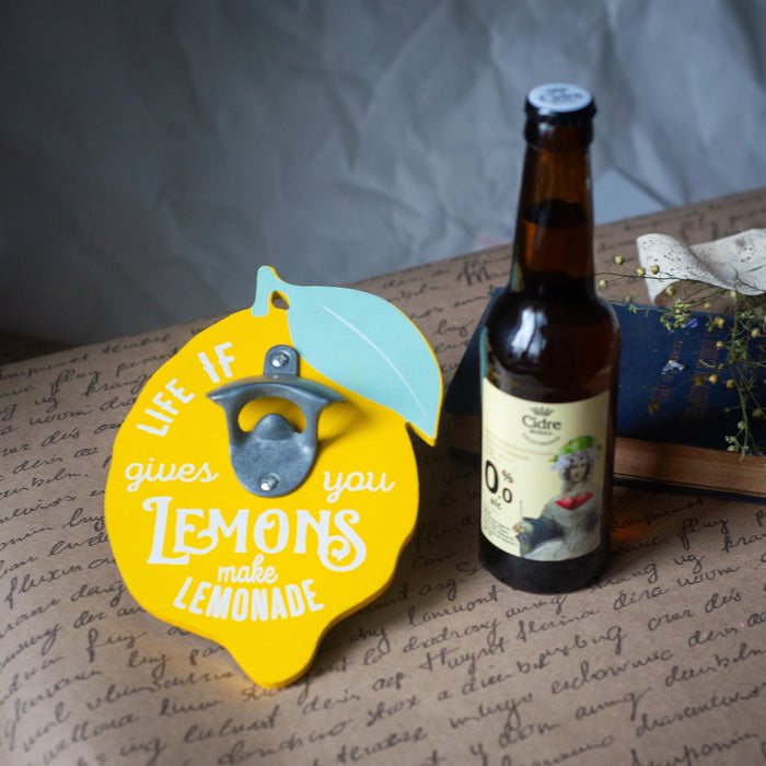Lemon Wall Bottle Opener – Sicilian Kitchen Decor