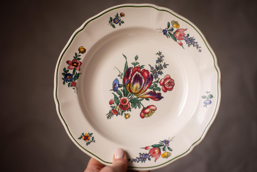 Villeroy Boch Soup Plate – Vintage Porcelain Alt Strasbourg Collection Floral Design