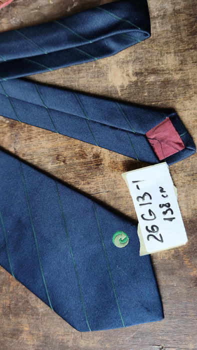 Vintage Designer Necktie, Interlogo London or Sterling England, Striped Retro Mens Tie