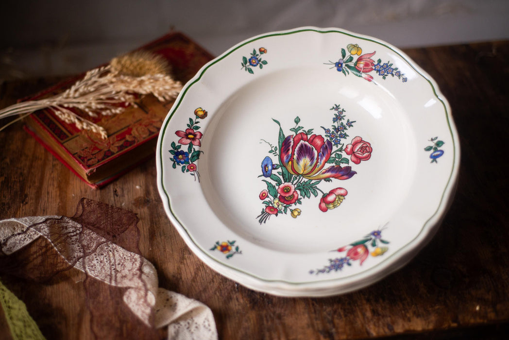 Villeroy Boch Soup Plate – Vintage Porcelain Alt Strasbourg Collection Floral Design