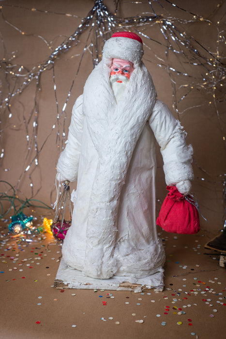 18.5 Inch Vintage Santa Claus Figurine, Father Frost