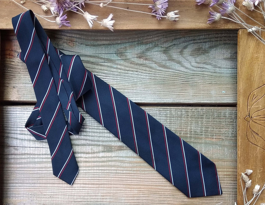 Vintage Silk Neckties – Classic Men's Neckwear | Striped Formal Ties For Office Dress Code
