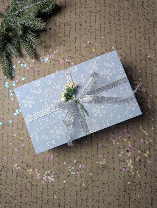 Mystery Christmas Gift Box, 14 Vintage Glass Ornaments