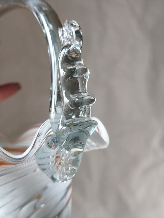 Murano-Style Glass Barware – Pitcher, Bucket or Creamer